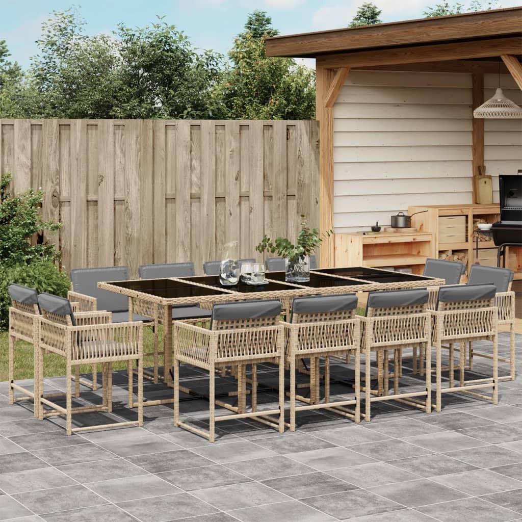 VidaXL Garten essgruppe poly-rattan