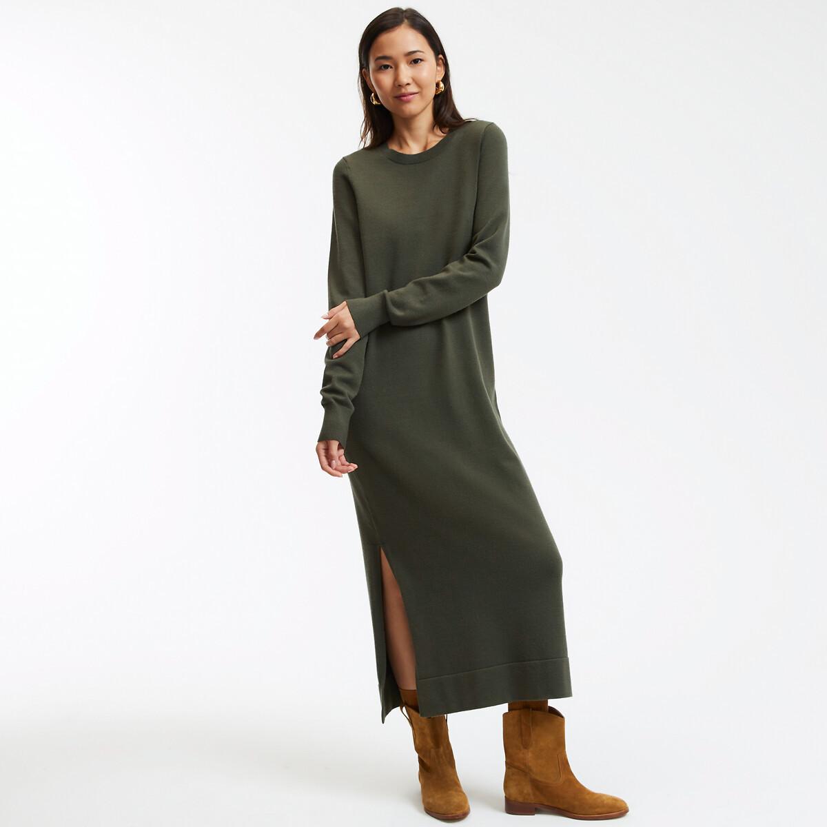 La Redoute Collections Langärmeliges Strickkleid