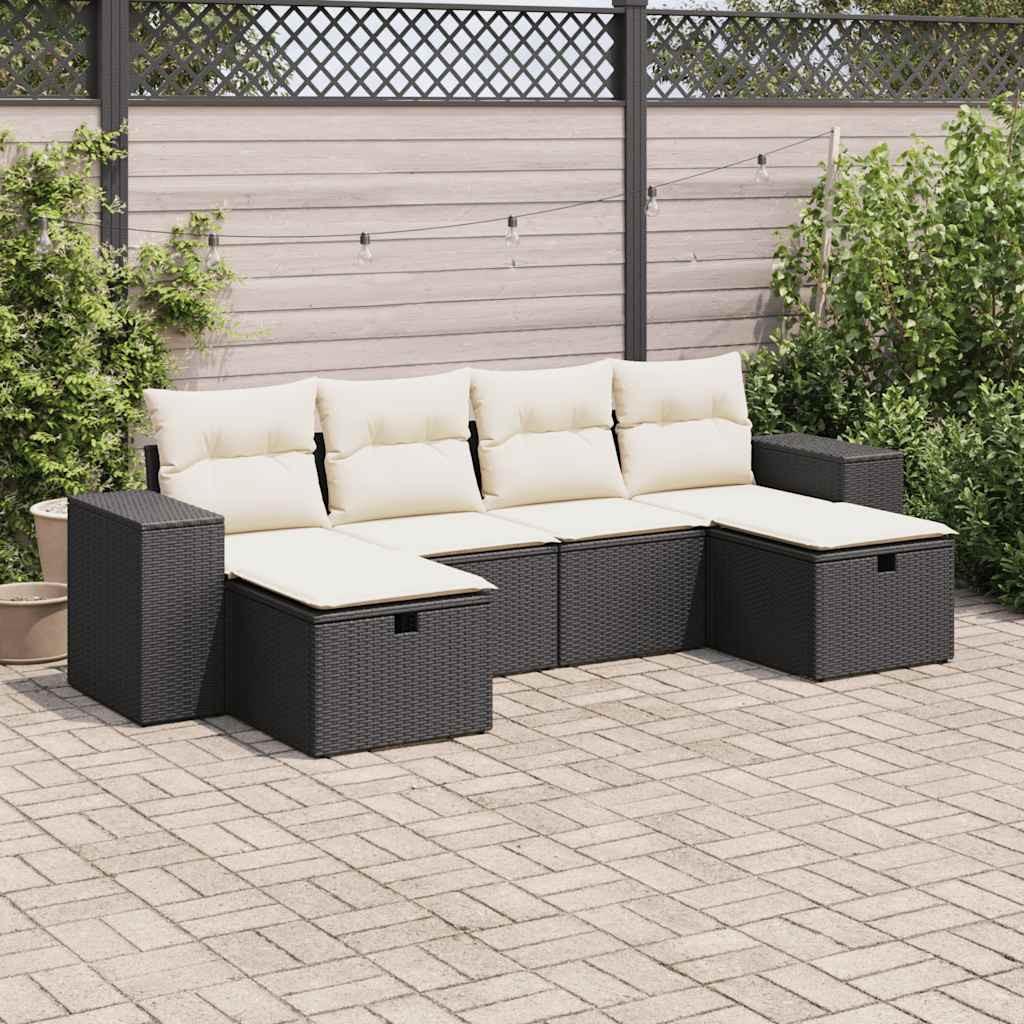 VidaXL Gartensofa set poly-rattan