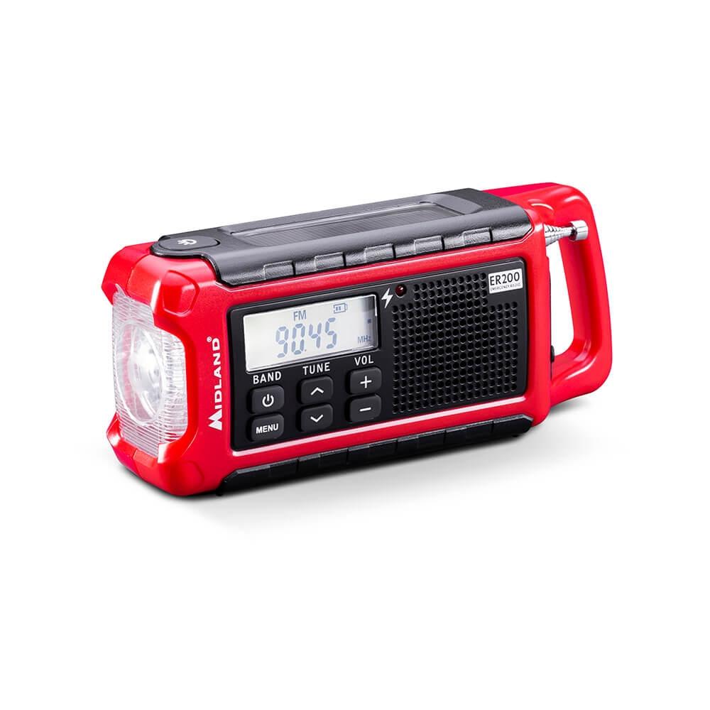 Midland MIDLAND Emergency Radio Power Bank ER200 Rot Schwarz