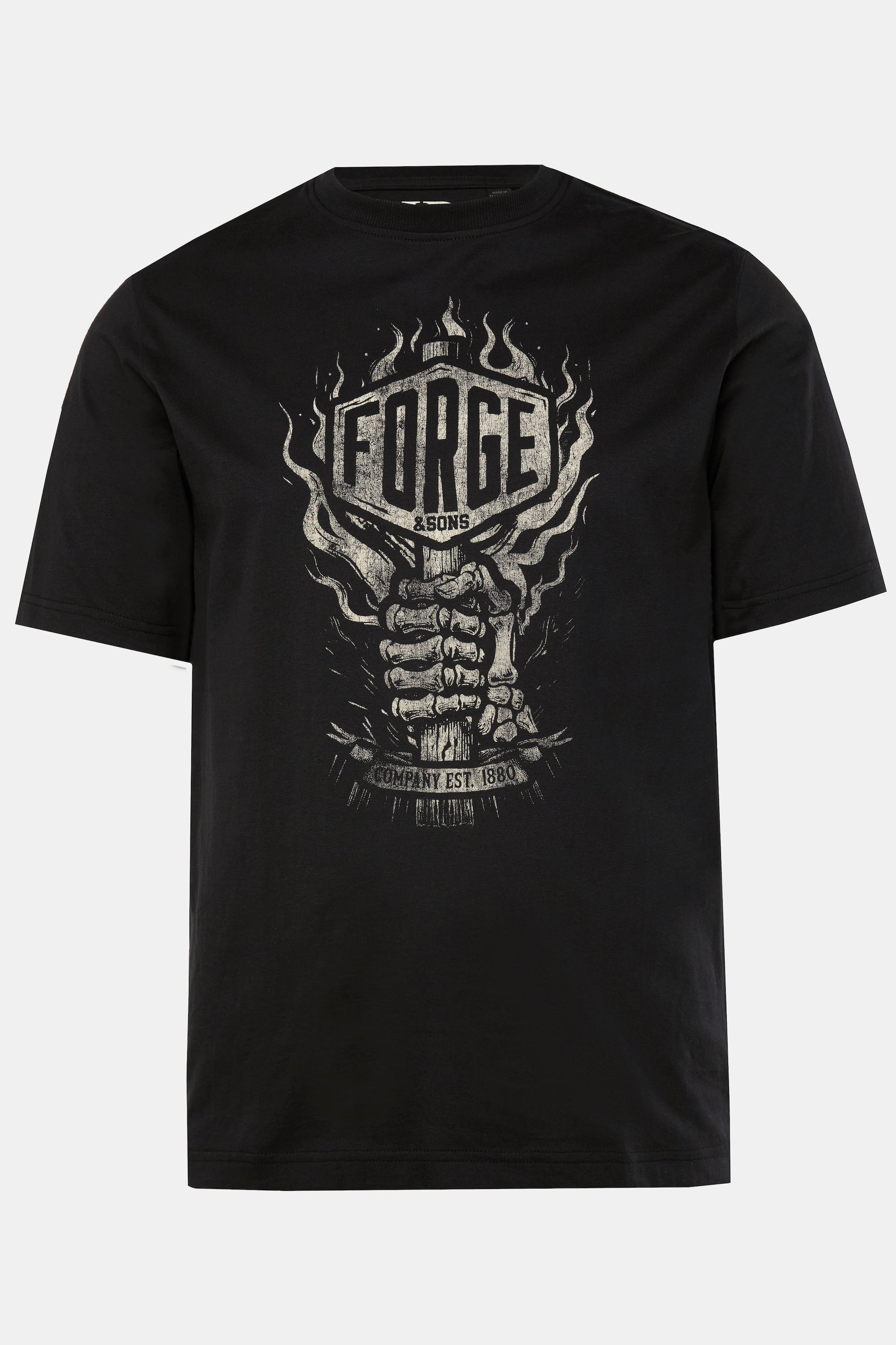 JP1880 Halbarm Brustprint T-Shirt