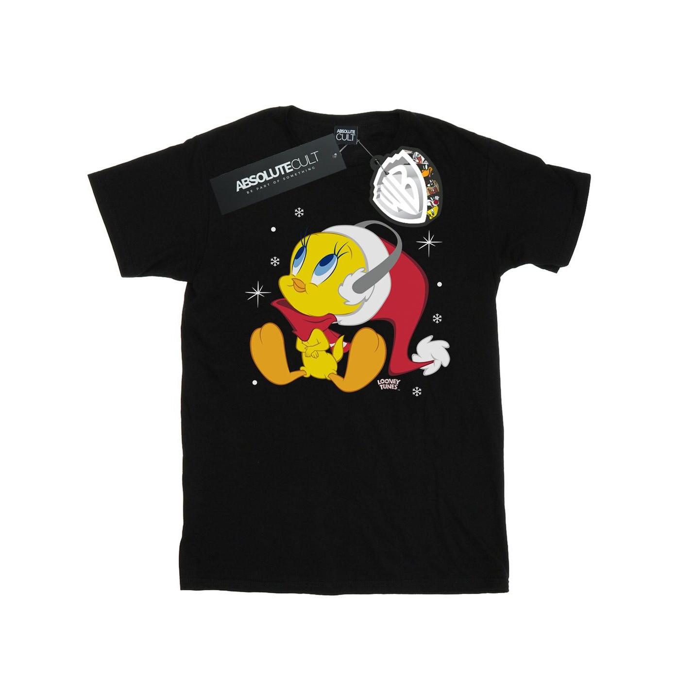 LOONEY TUNES Tweety Bird Christmas Kopfhörer T-Shirt