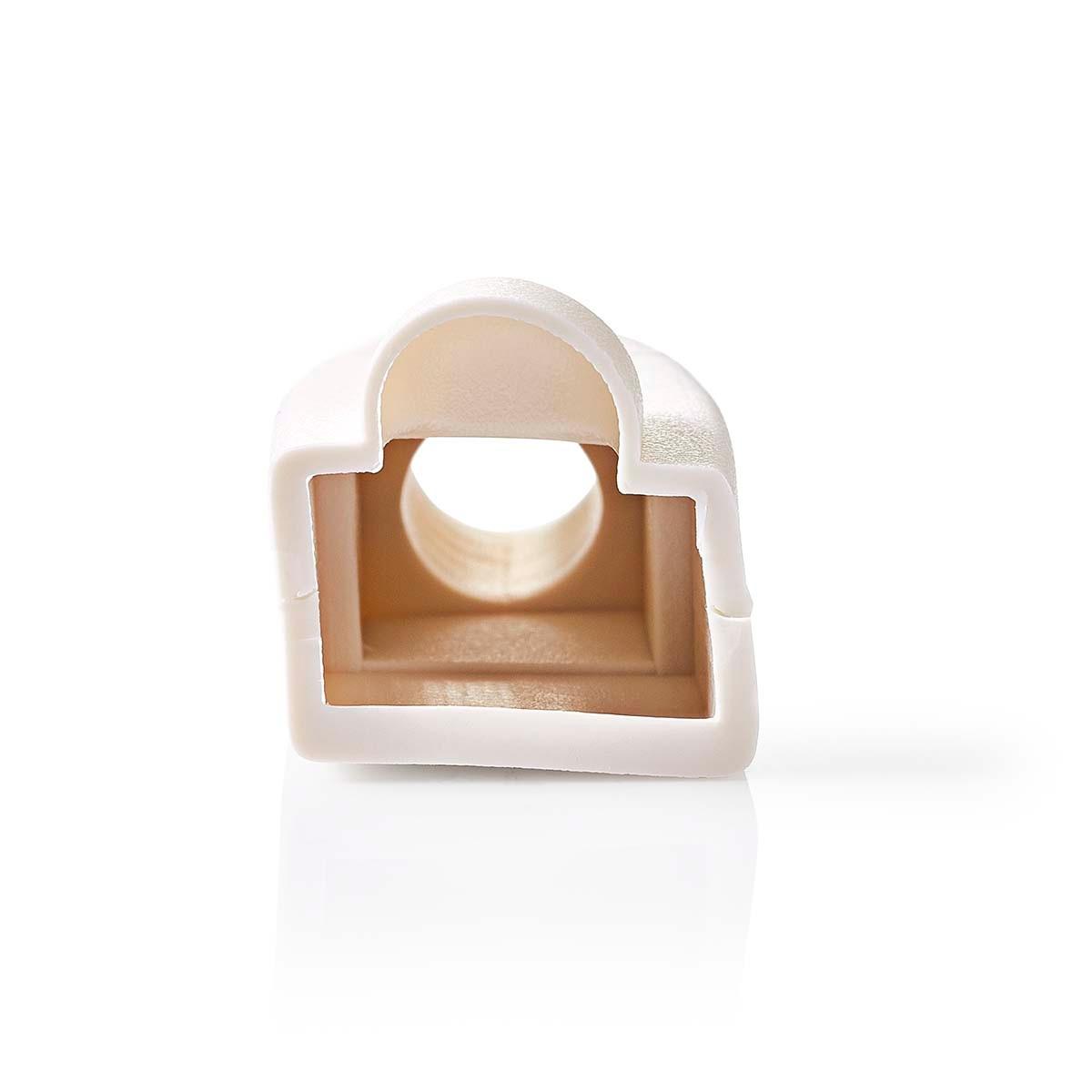 Nedis Zugentlastungshülse | RJ45 | PVC | Weiß | Schachtel | 10 Stück.