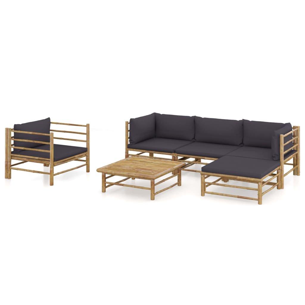 VidaXL Garten-lounge-set bambus