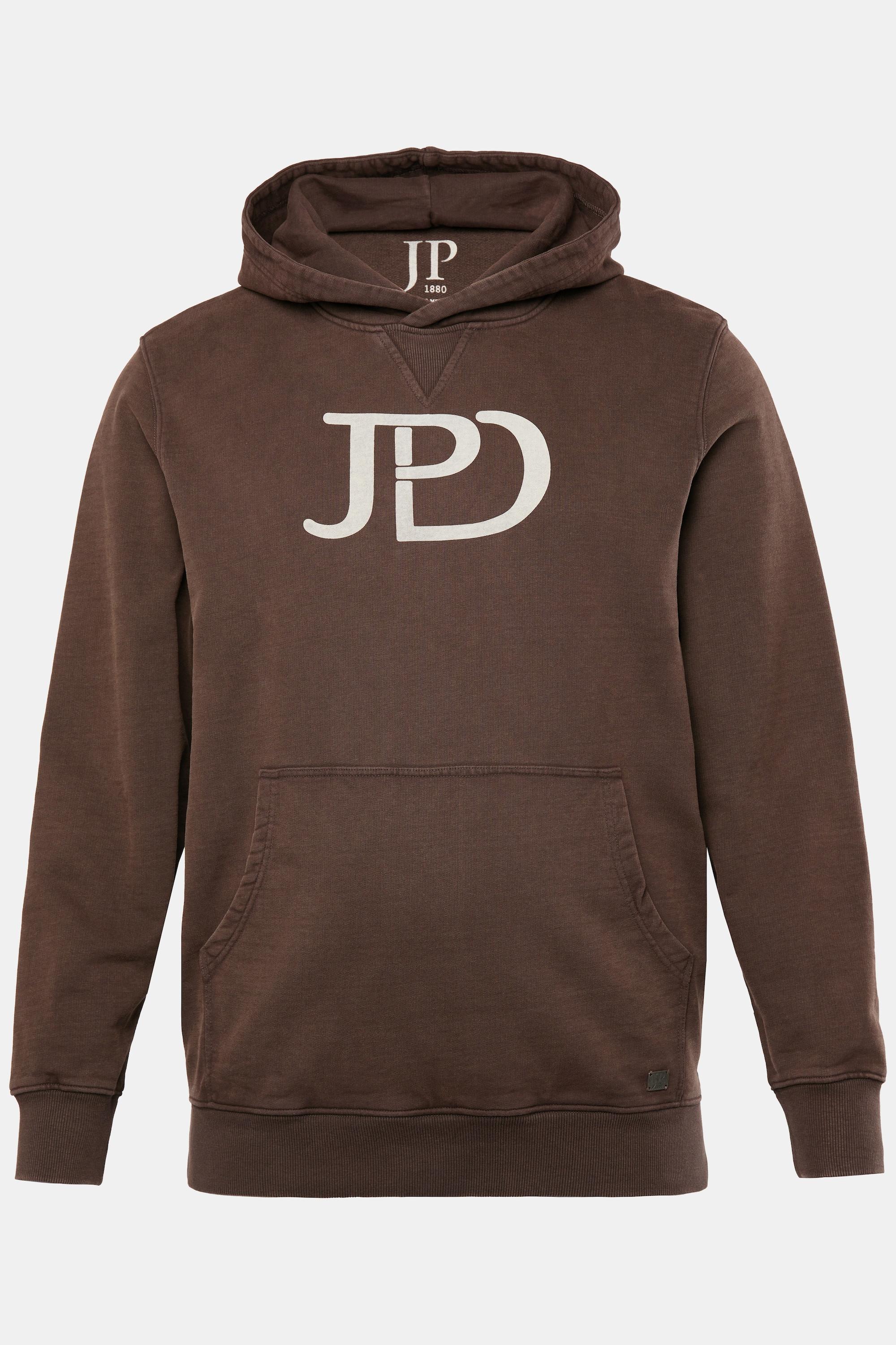 JP1880 Hoodie, Brustprint, Kapuze, Kängurutasche