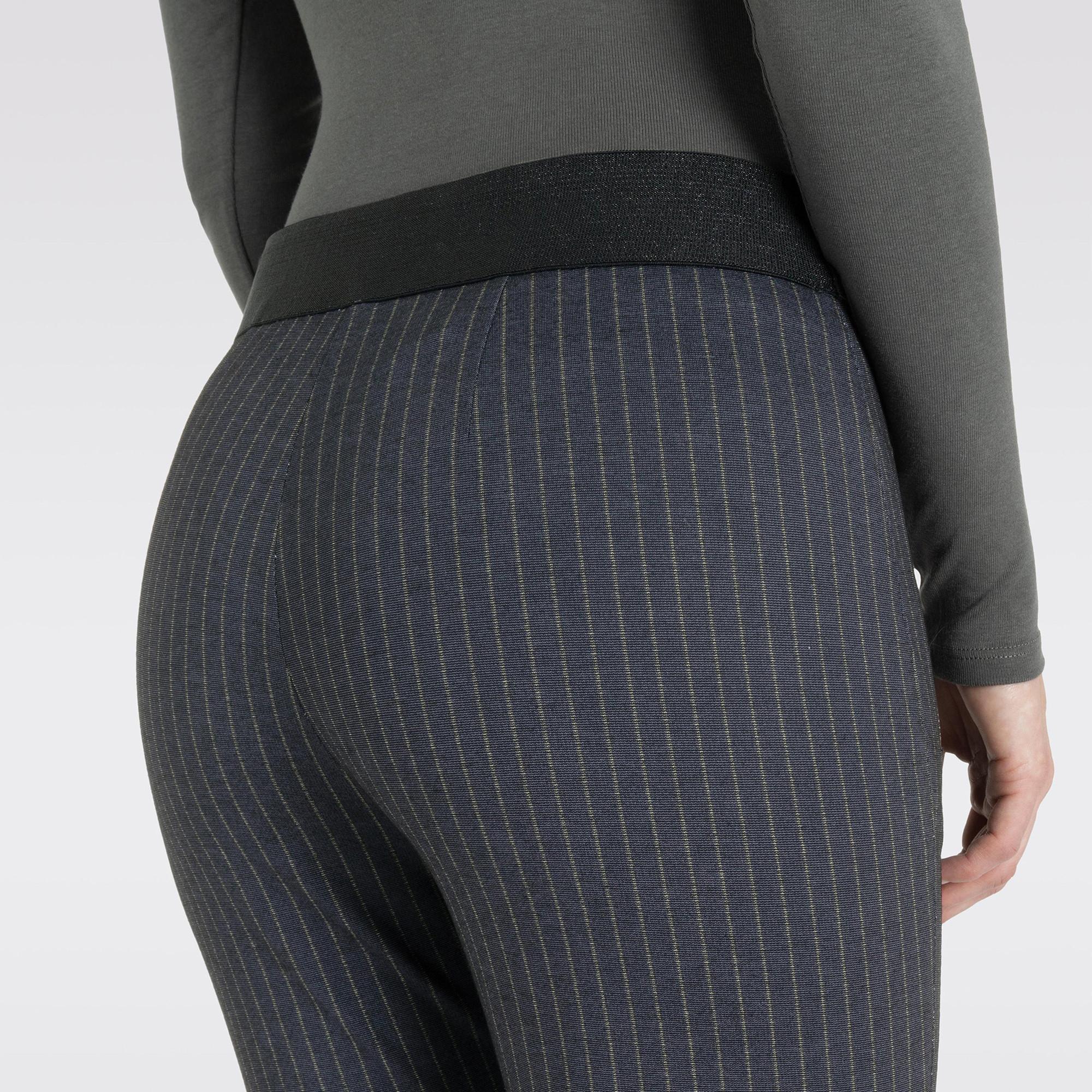 MAC Easy Smart Gestreifte Slim Fit Jogginghose