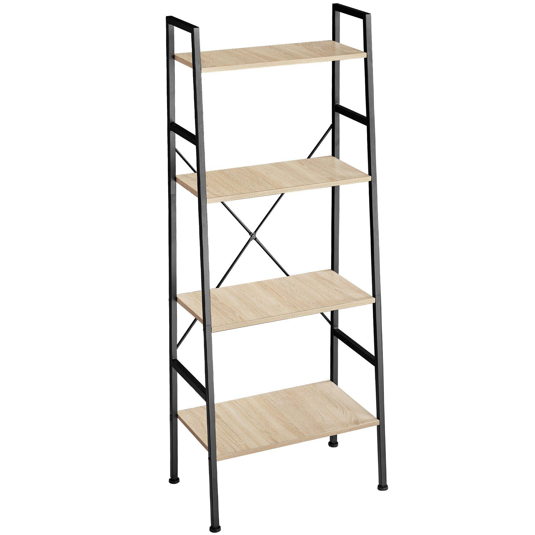 Tectake Leiterregal Liverpool 61,5 x 36,5 x 150cm