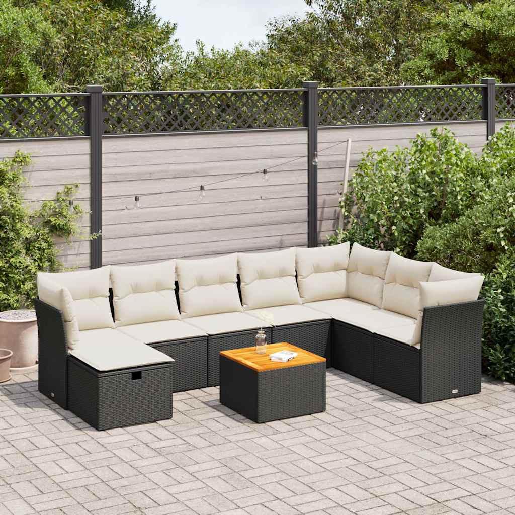 VidaXL Gartensofa set poly-rattan