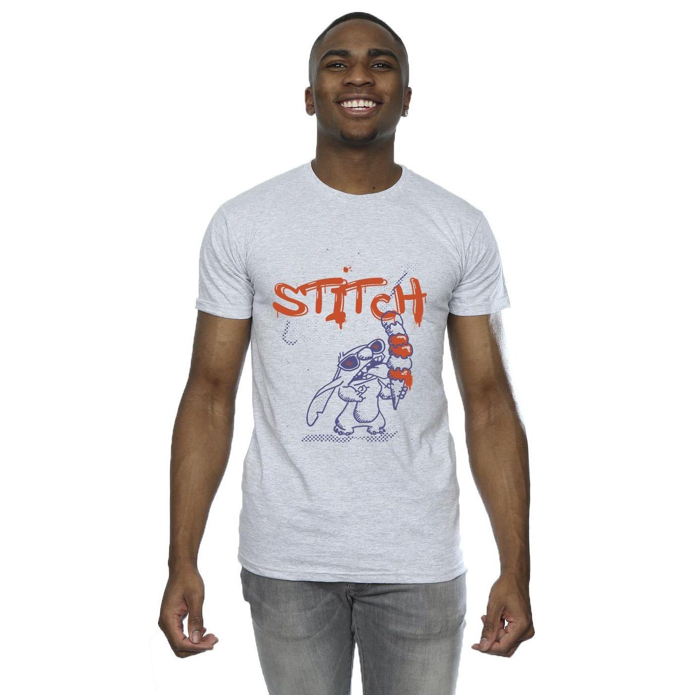 Disney Stitch Ice Cream Grafik T-Shirt