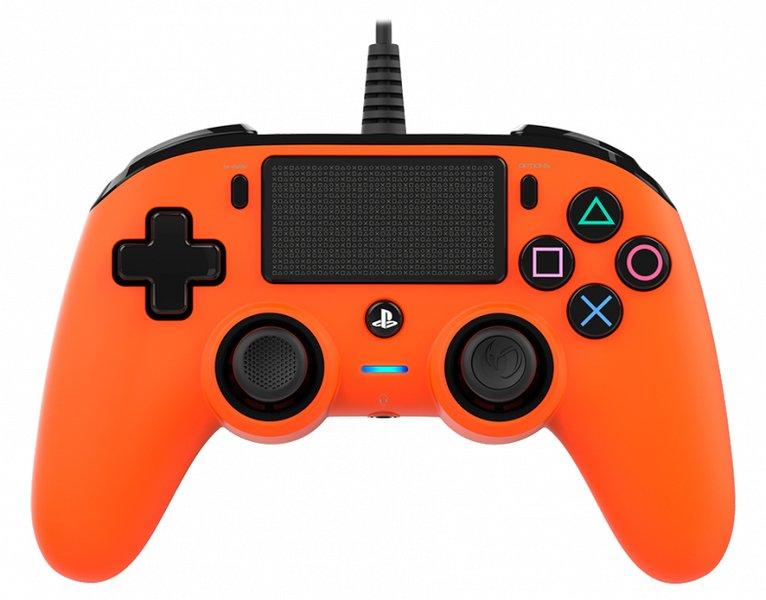 nacon PS4OFCPADORANGE Gaming-Controller Orange USB Gamepad Analog / Digital PC, PlayStation 4