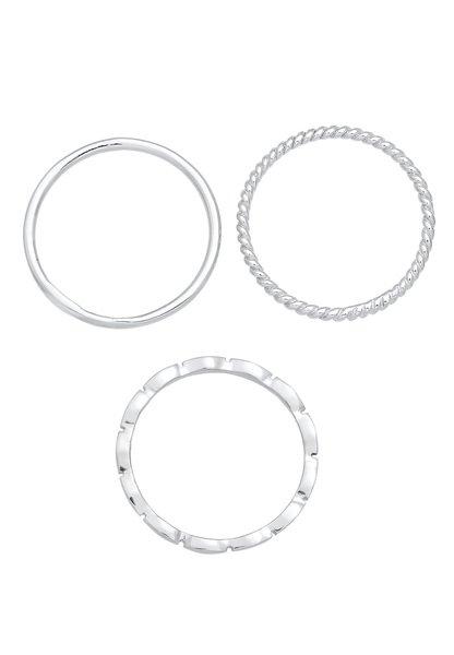 Elli Ring Stapelringe Stacking 3Er Set