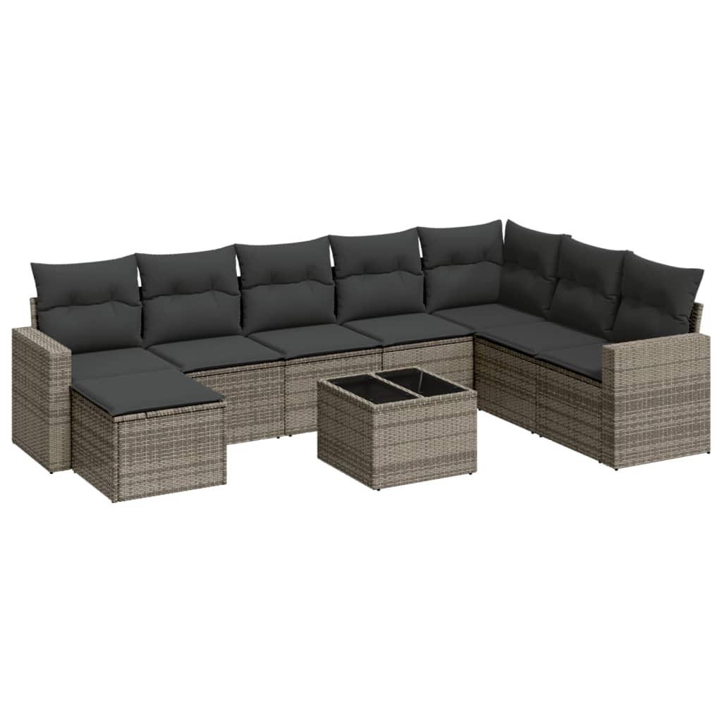 VidaXL Garten sofagarnitur poly-rattan