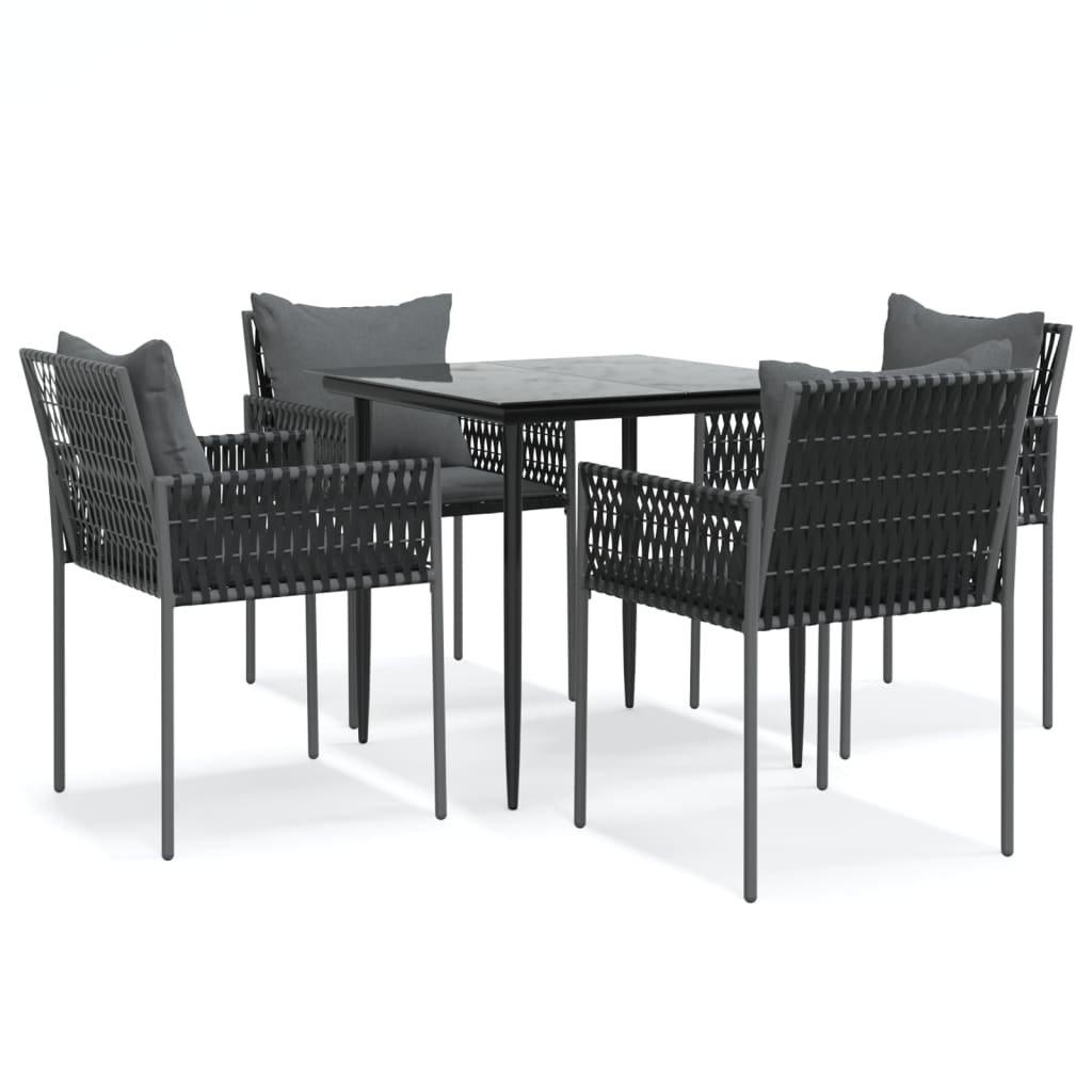 VidaXL Garten essgruppe poly-rattan
