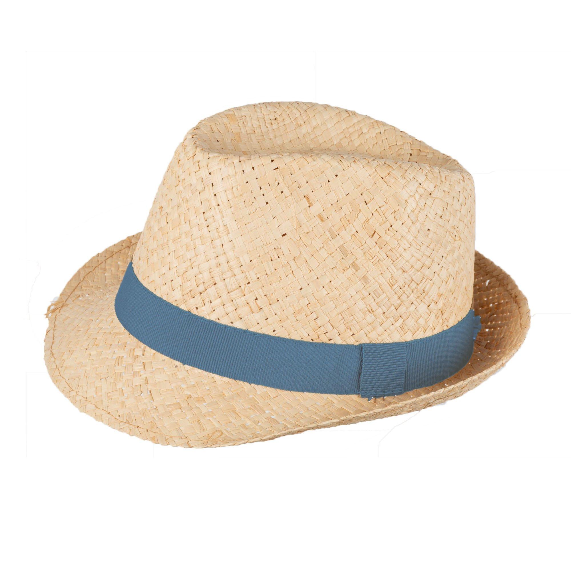 Pure Pure Kinder Strohhut storm-blue