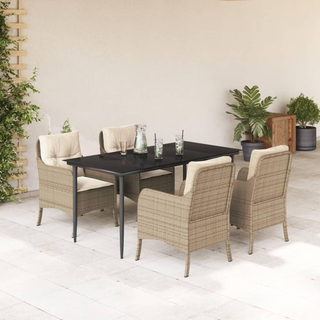 VidaXL Garten essgruppe poly-rattan