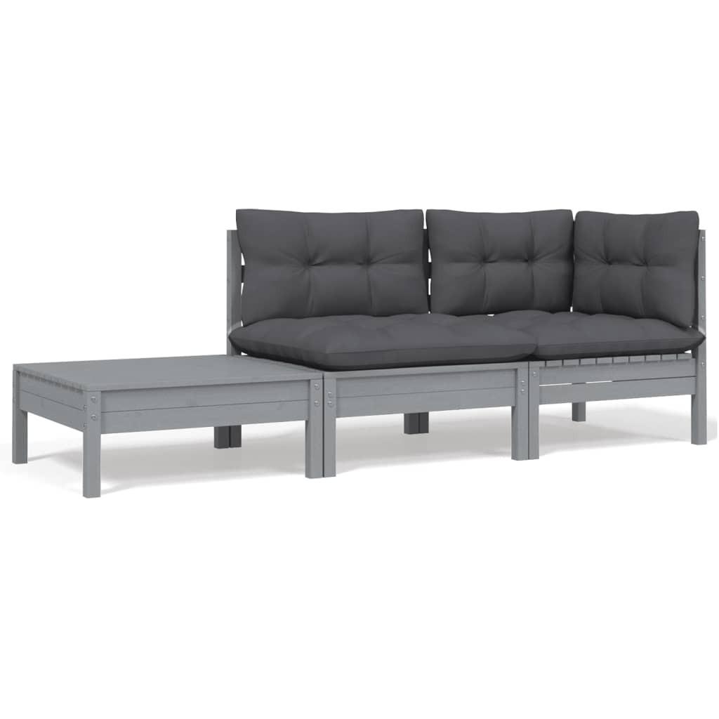 VidaXL Garten-lounge-set kiefernholz
