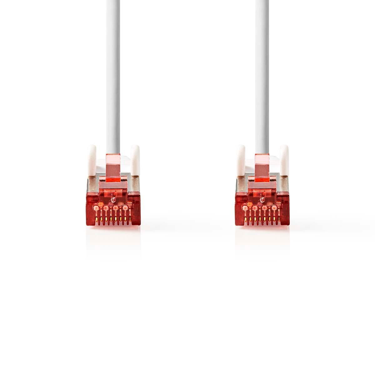 Nedis CAT6 Netzwerkkabel | RJ45 Stecker | RJ45 Stecker | S/FTP | 0,25 m | Innenbereich | Rund | LSZH | Weiß | Boxen