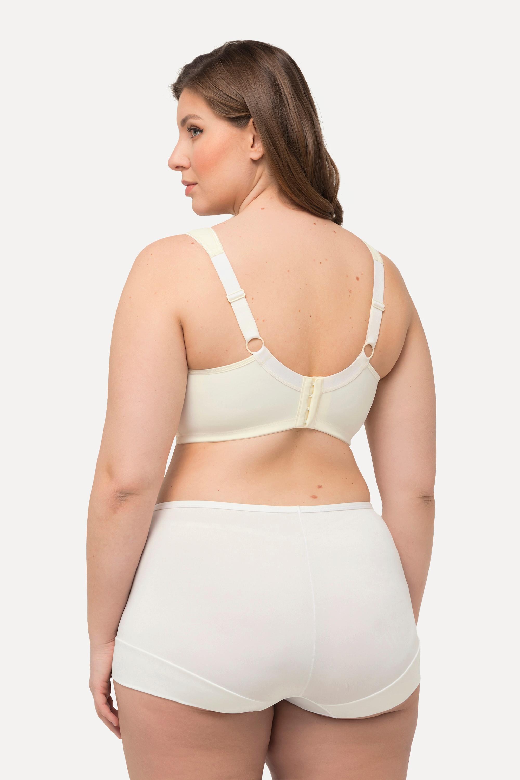 Ulla Popken Wellness-BH, Mikrofaser, ohne Bügel, Cup C - E