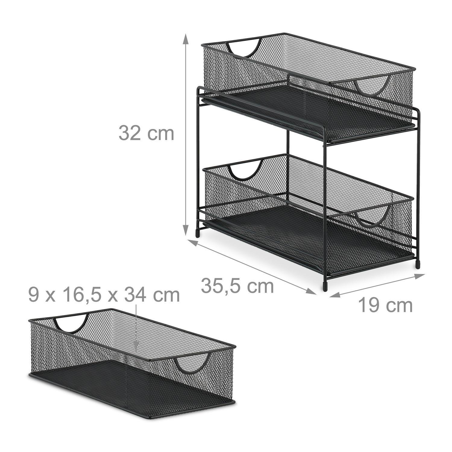 B2X Küchenorganisation mit 2 ausziehbaren Körben