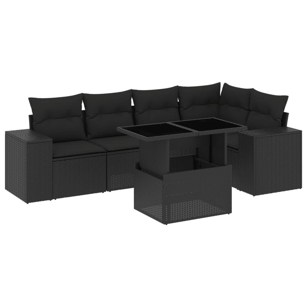 VidaXL Garten sofagarnitur poly-rattan