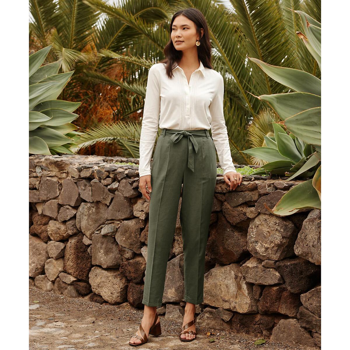 La Redoute Collections Joggpants mit Gürtel