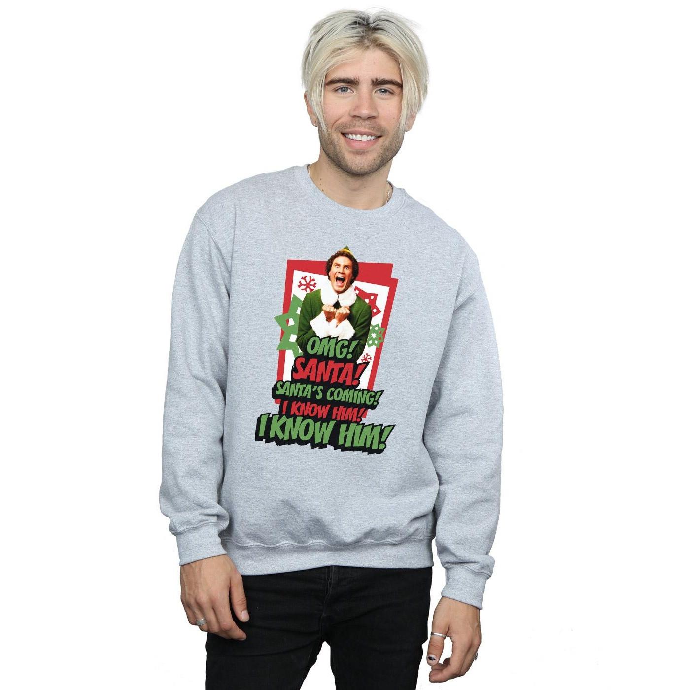 Elf OMG Santa Sweatshirt