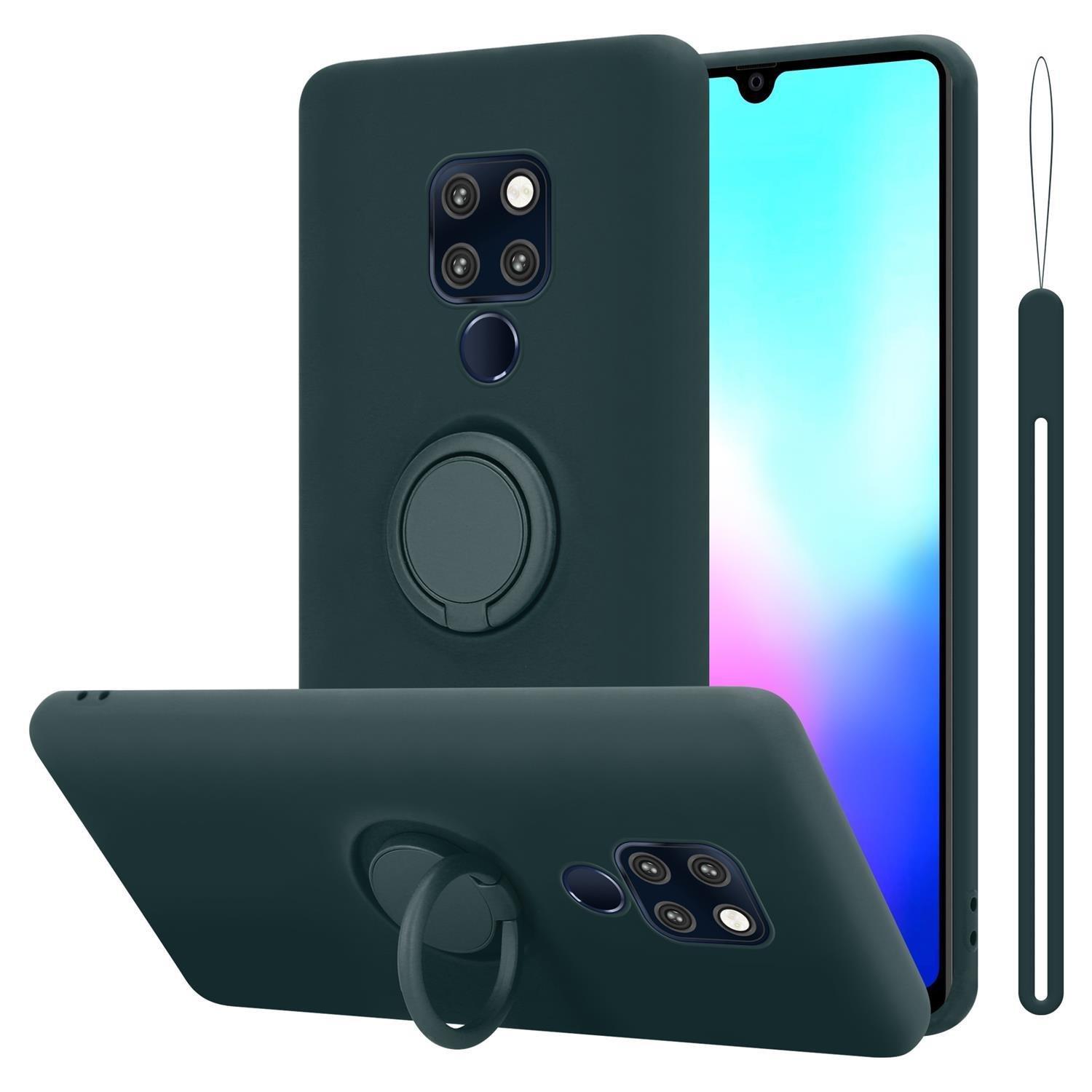 Cadorabo Hülle für Huawei MATE 20 TPU Silikon mit Ring Liquid