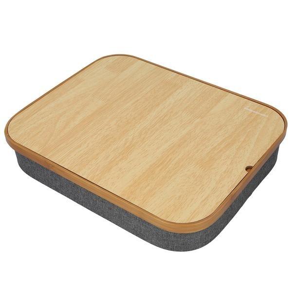 InnovaGoods Knieschreibtisch mit Stauraum - Grau