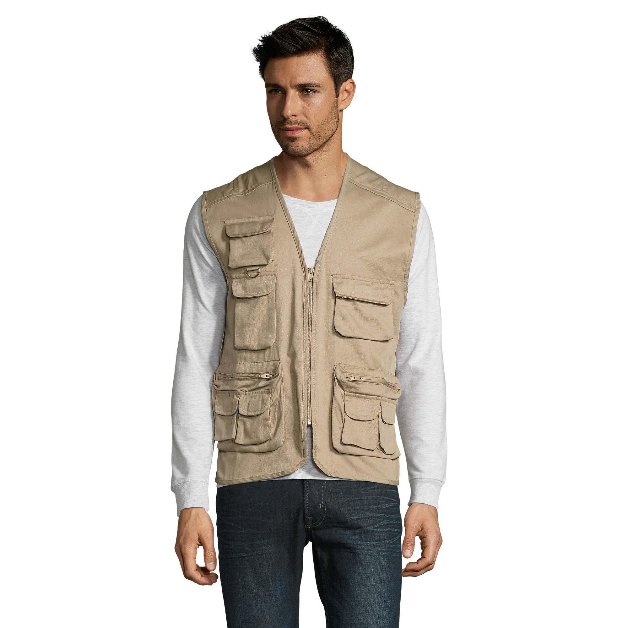 SOLS Wild Weste Bodywarmer mit Reißverschluss und Taschen