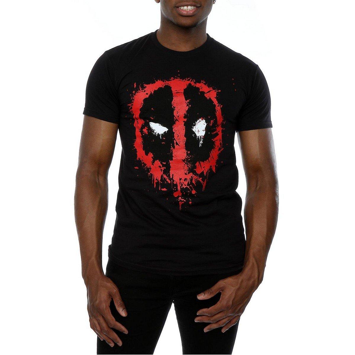 Deadpool Splatter Logo T-Shirt