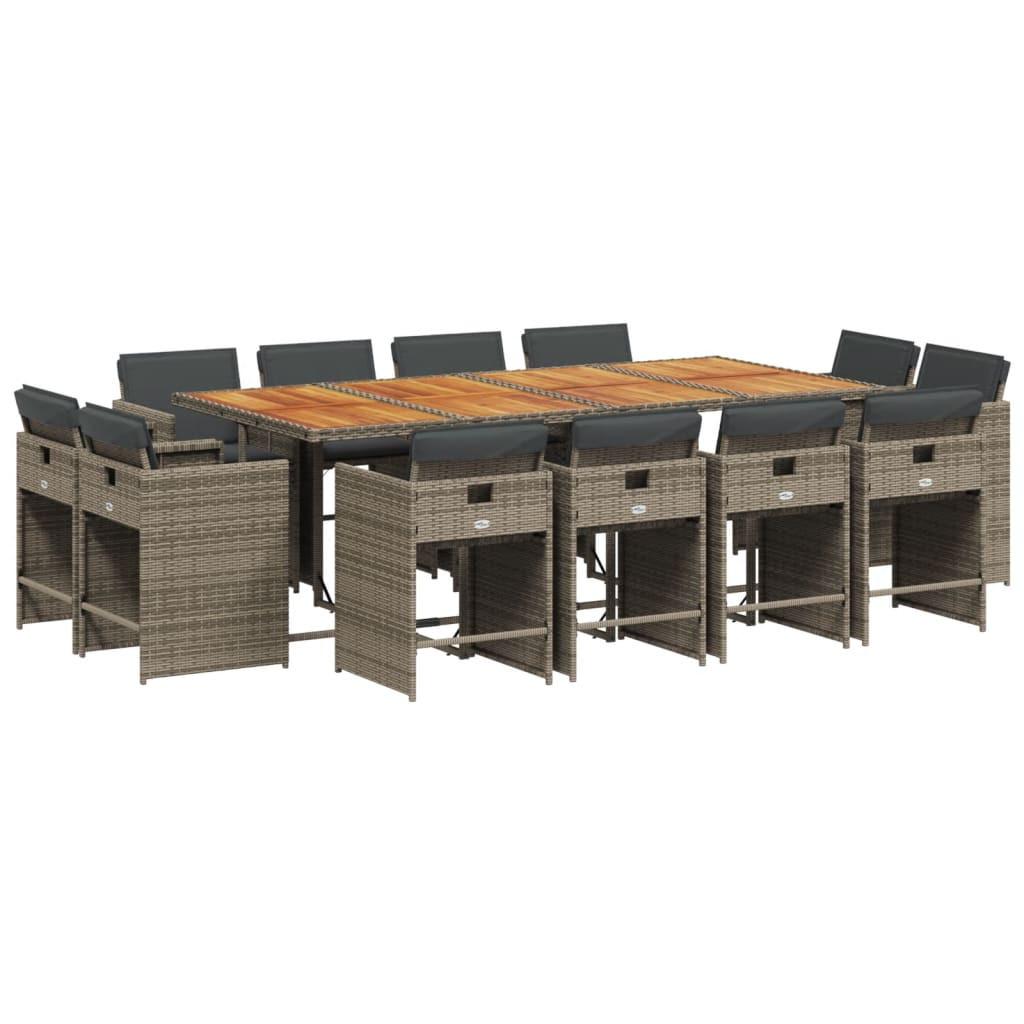 VidaXL Garten essgruppe poly-rattan