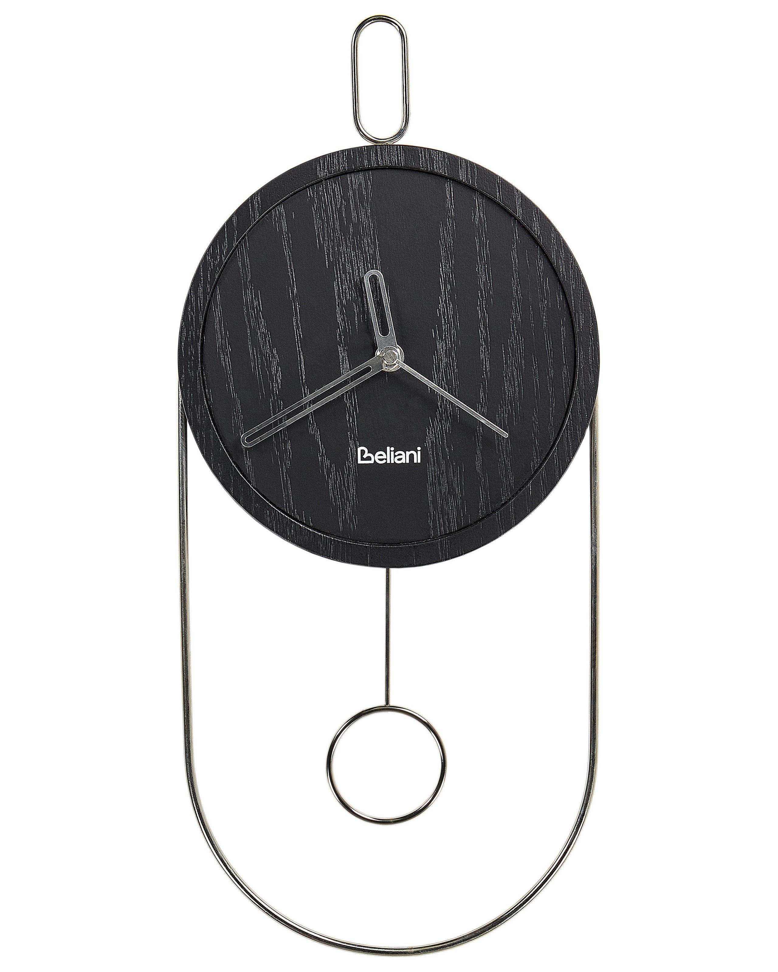 Beliani Wanduhr aus MDF-Platte Retro SIERRE