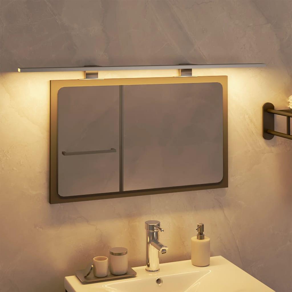 VidaXL Led-spiegelleuchte aluminium