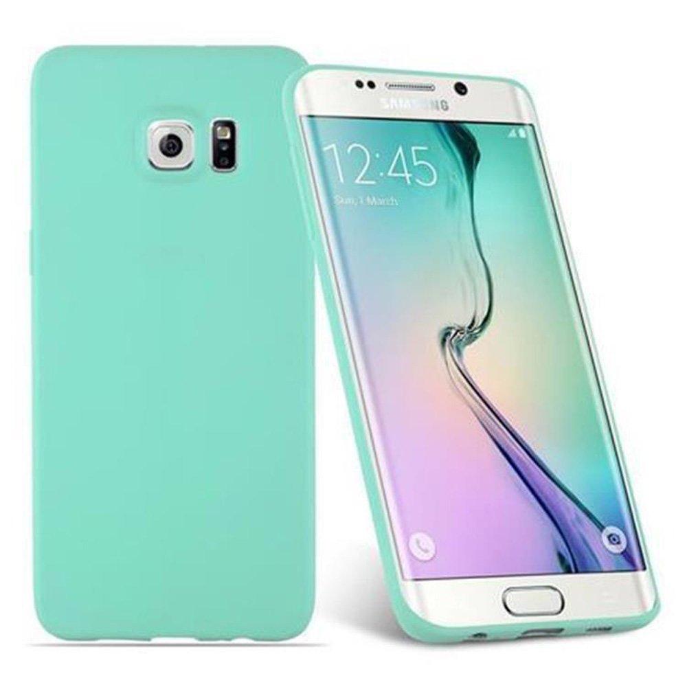 Cadorabo Hülle für Samsung Galaxy S6 EDGE TPU Silikon Candy