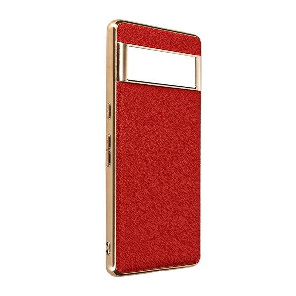 Avizar Google Pixel 7 Pro Lederhülle Rot