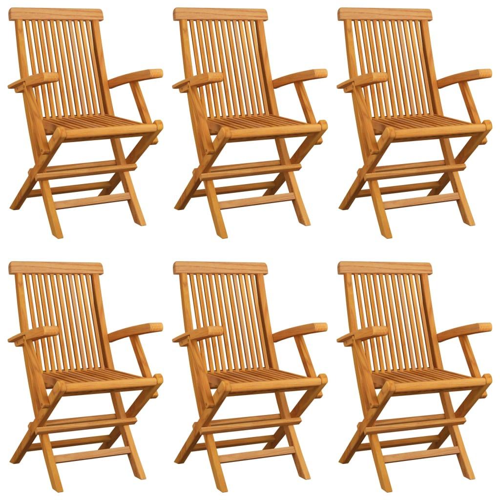 VidaXL Gartenstuhl teak