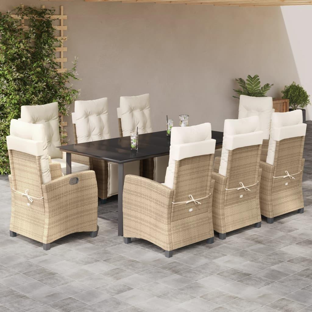 VidaXL Garten essgruppe poly-rattan