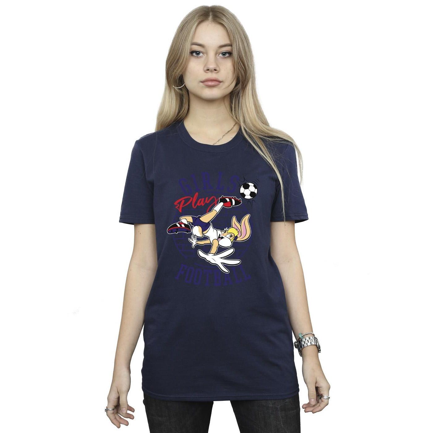 LOONEY TUNES Girls Play Football T-Shirt