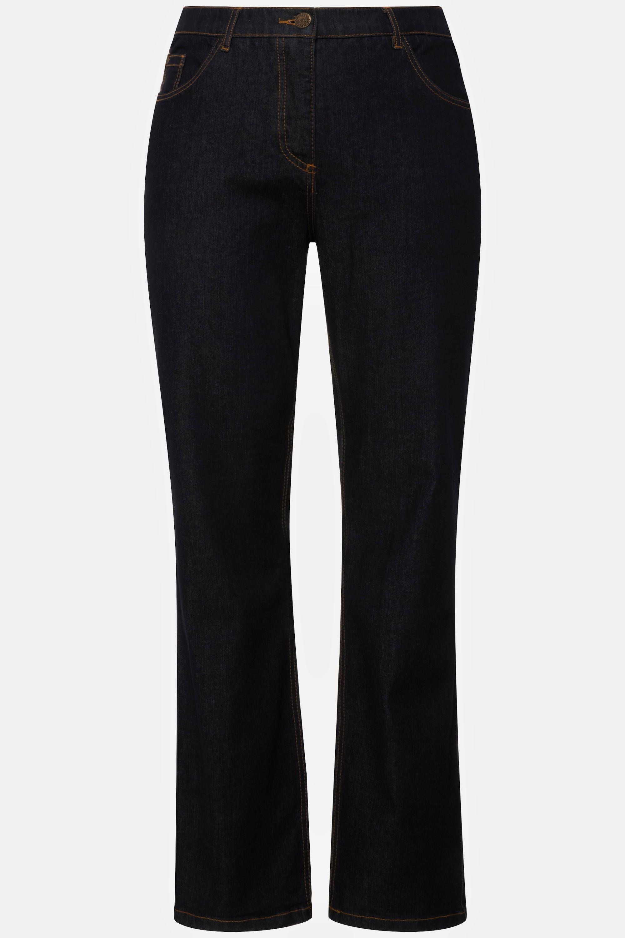 Ulla Popken Mandy Straight Leg 5-Pocket Komfortbund Jeans