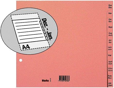 Biella BIELLA Register Karton braun A4 19441300 Dez.-Jan.