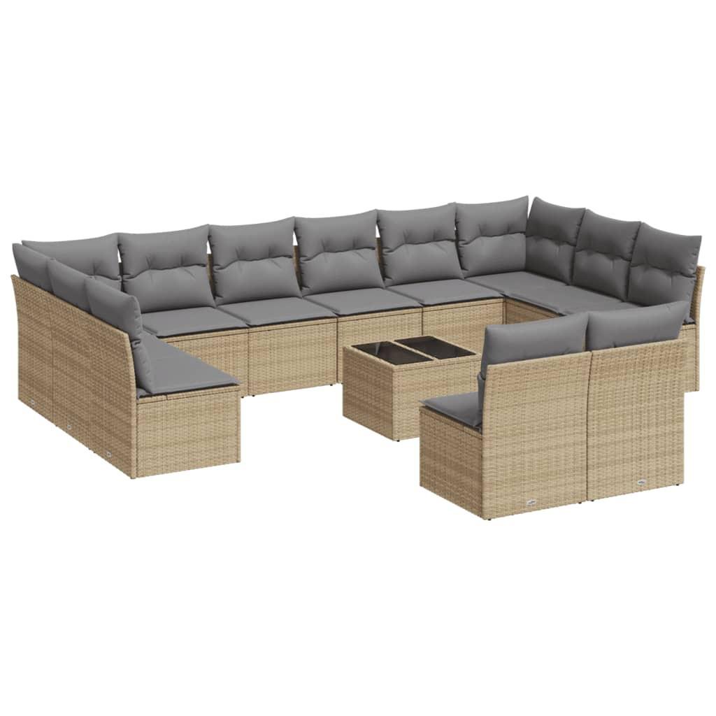 VidaXL Garten sofagarnitur poly-rattan