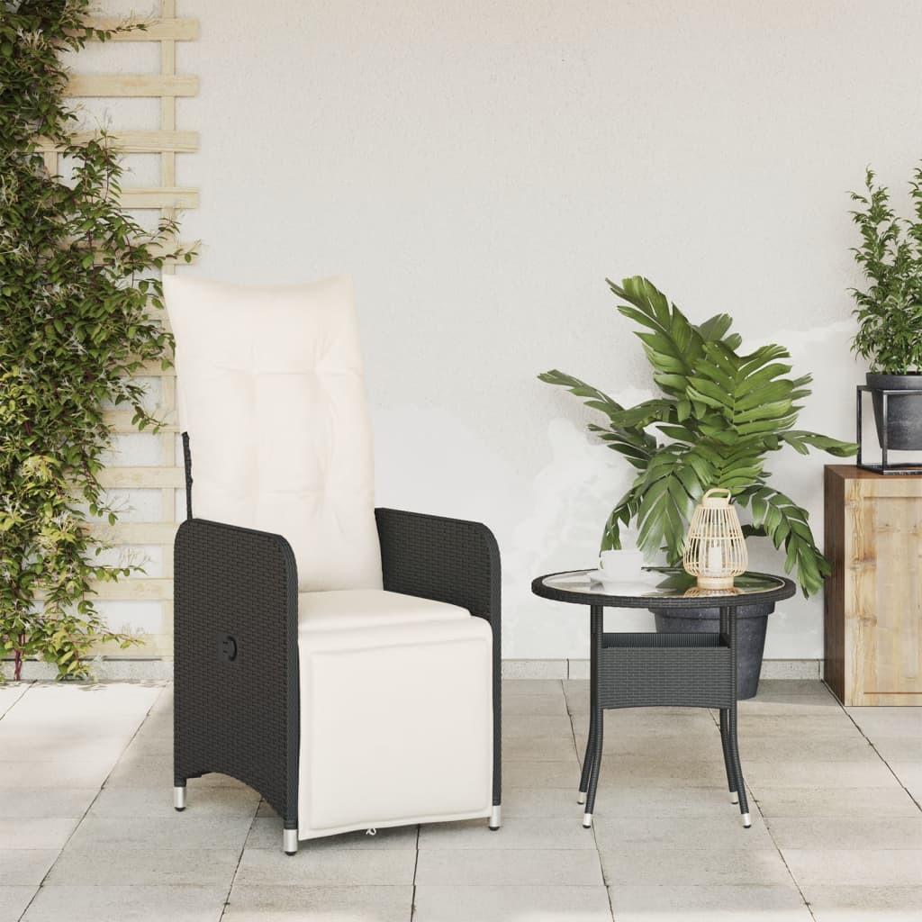 VidaXL Gartensessel verstellbar poly-rattan