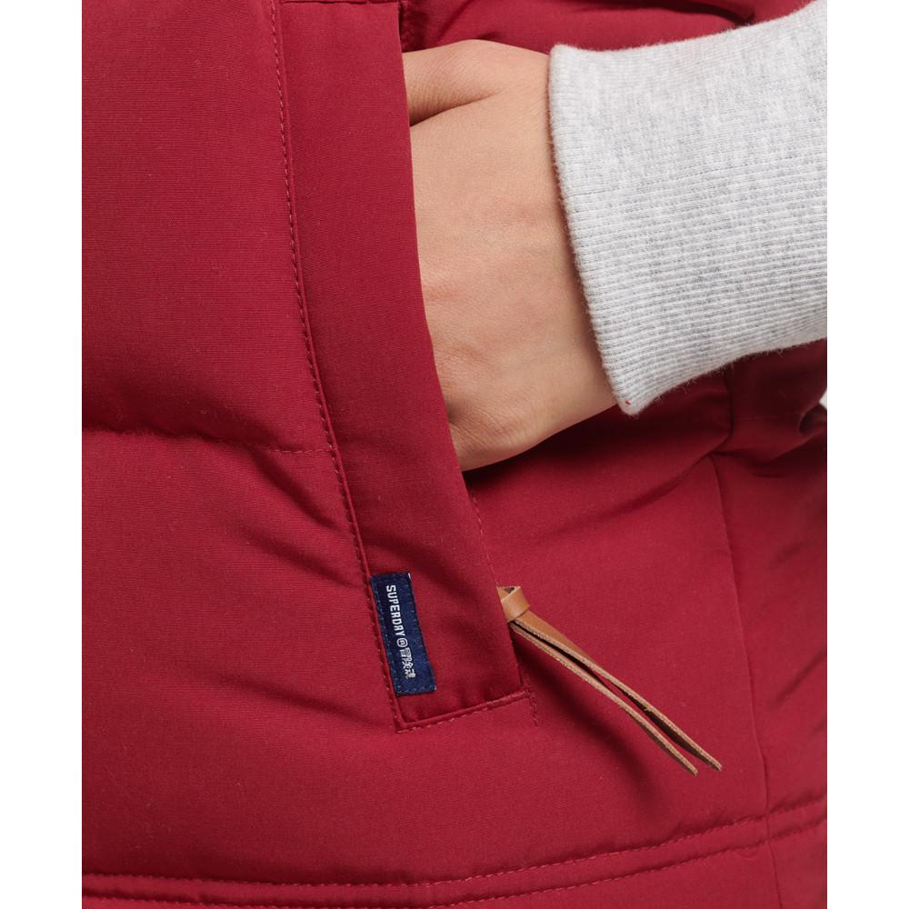 Superdry ärmeose daunenjacke mit kapuze, everest