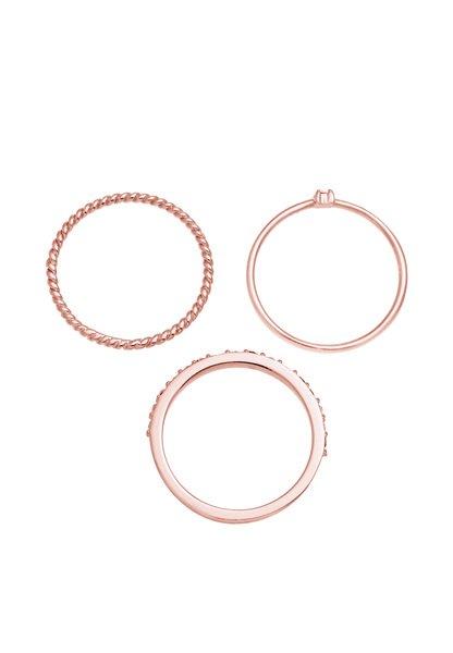 Elli Ring 3Er Set Kristalle