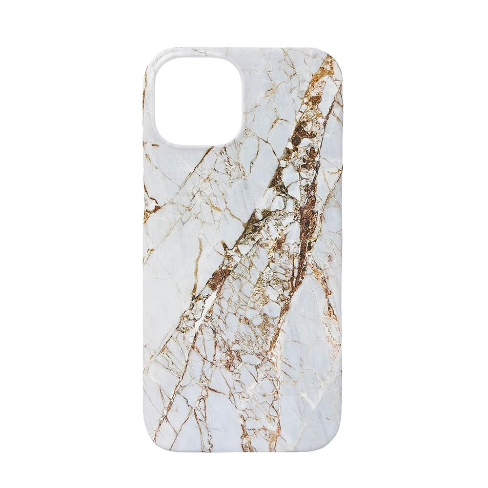 Onsala ONSALA Backcover MagSerie iPhone 15 White Rhino Marble