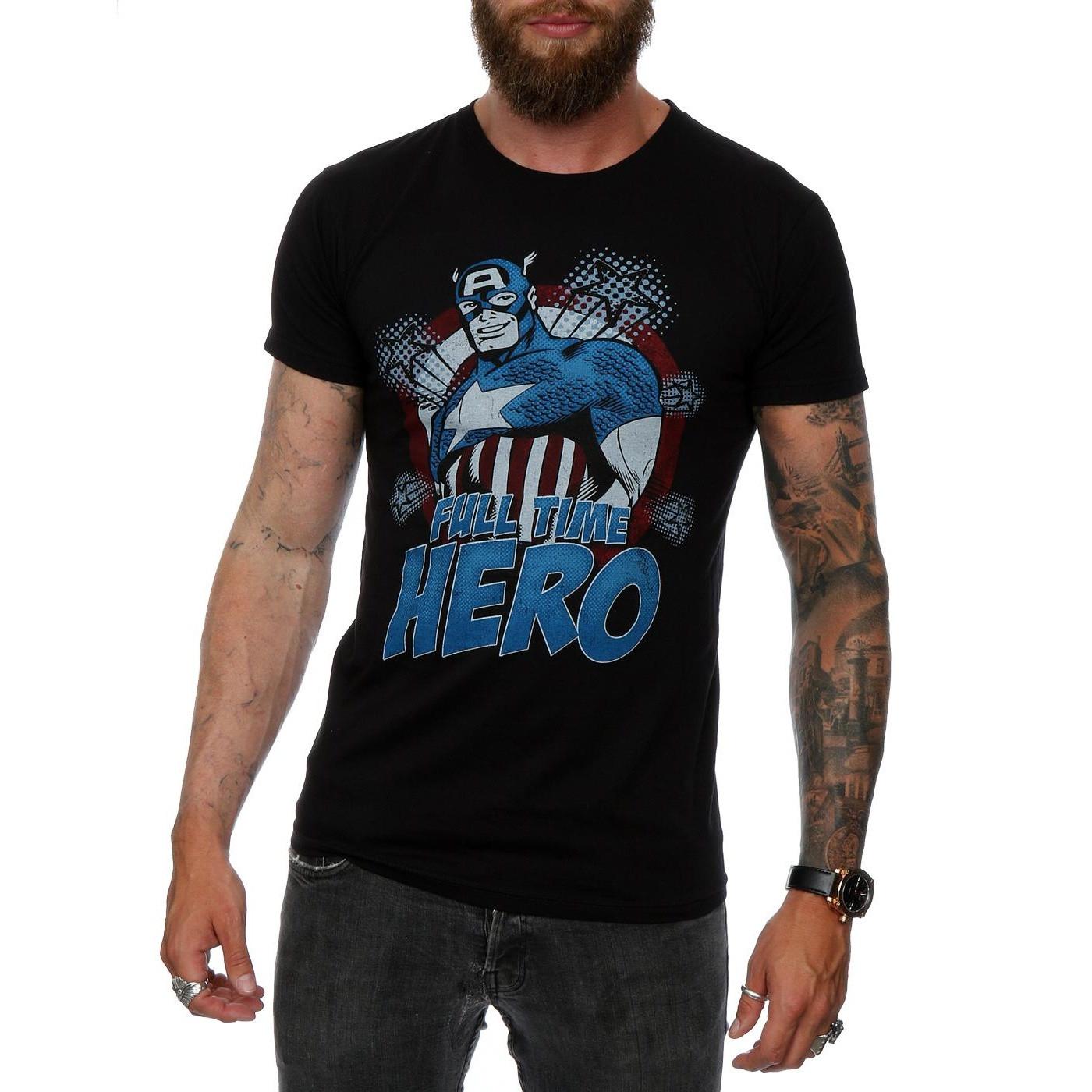 MARVEL Full Time Hero T-Shirt