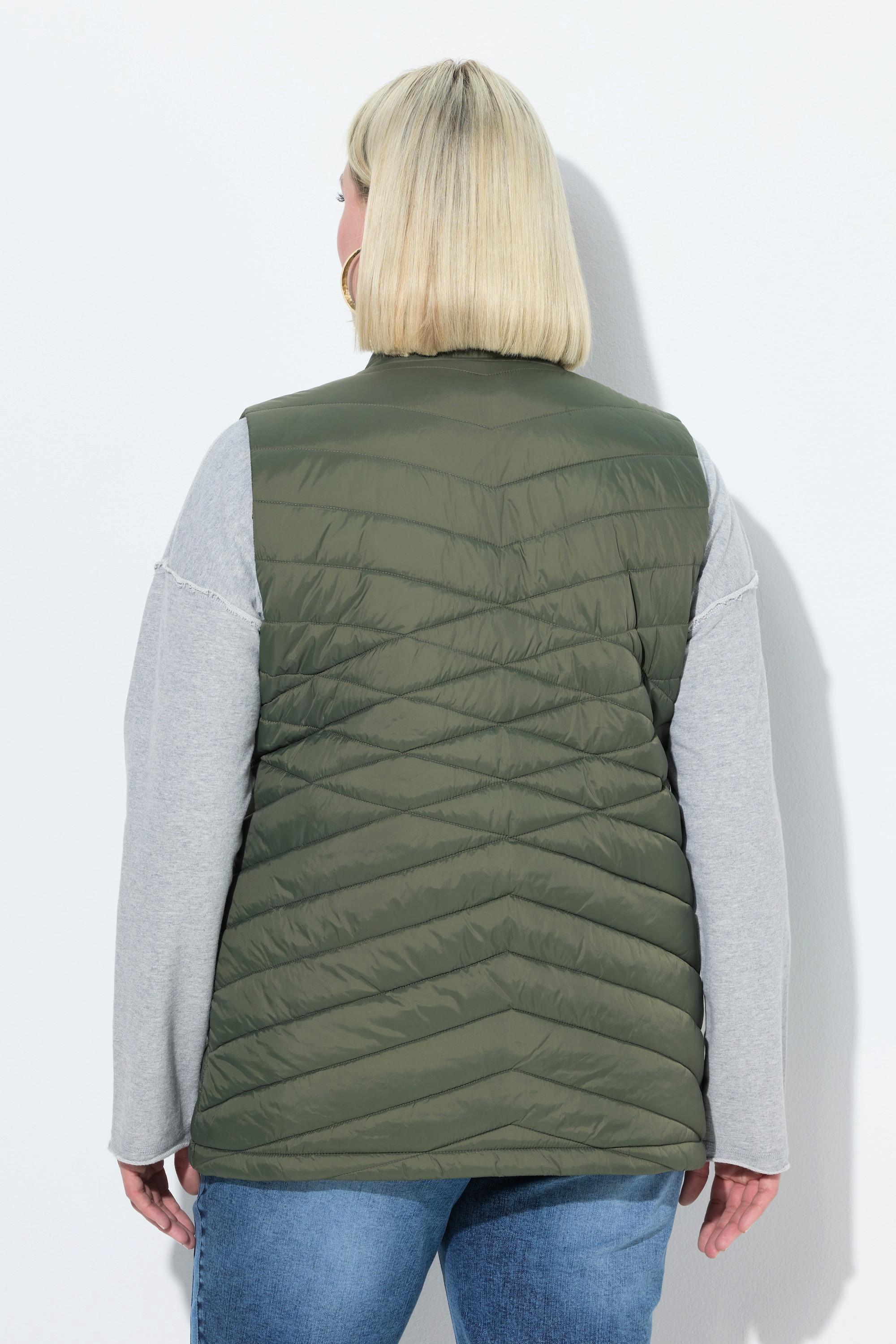 Ulla Popken HYPRAR Funktions-Steppweste, wasserabweisend, recycelt