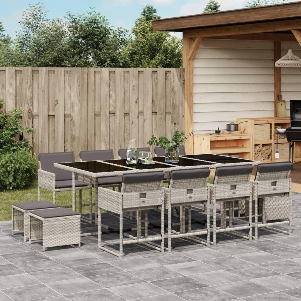 VidaXL Garten essgruppe poly-rattan