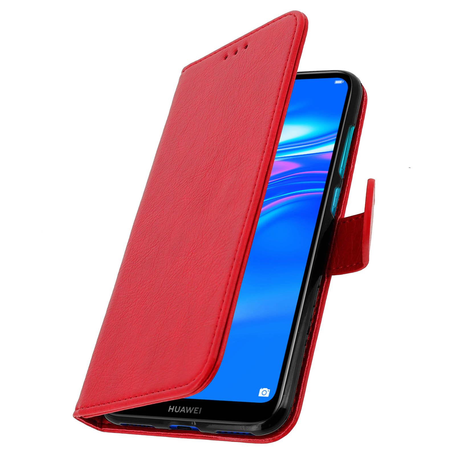 Avizar Klapphülle Huawei Y7 2019 Rot