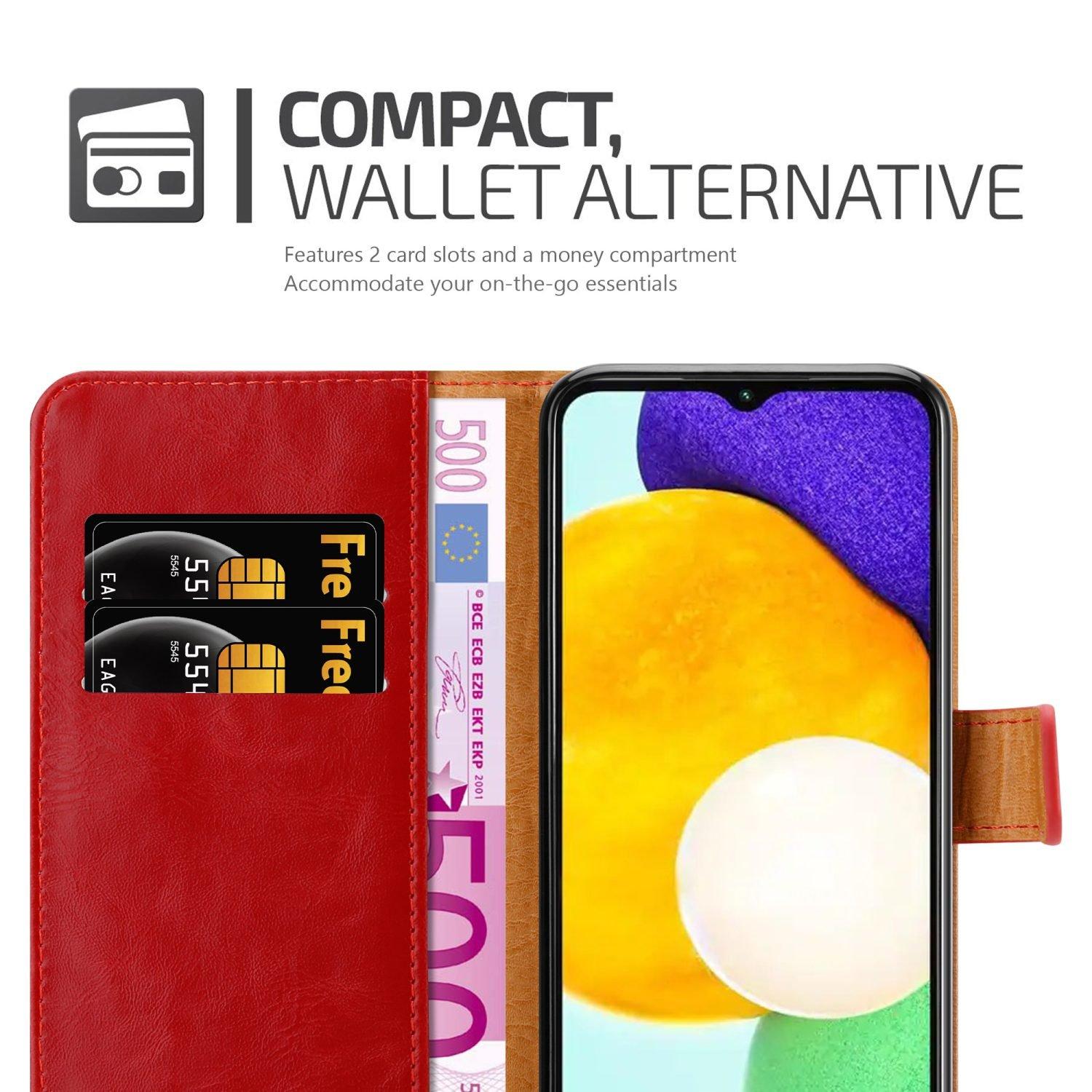 Cadorabo Hülle für Samsung Galaxy A13 5G Magnetverschluss, Kartenfach